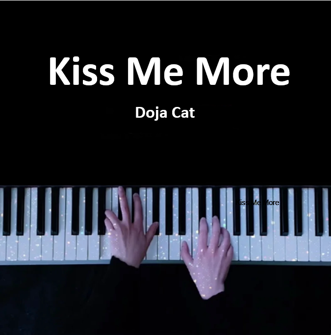 Kiss Me More - Doja Cata Cat  钢琴谱 曲谱 独奏琴谱（共2页）｜五线谱、简谱 - LokLok Piano视频同款钢琴谱   -诺可钢琴